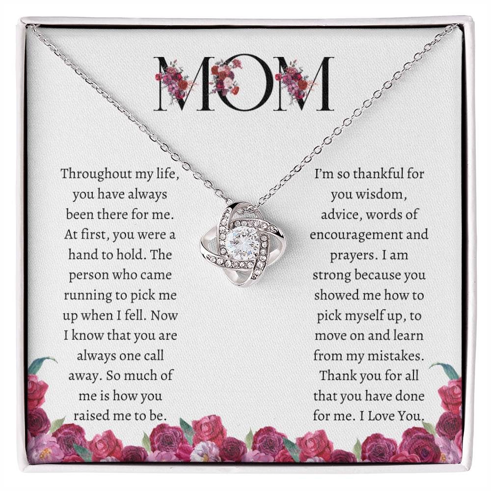 Supportive Mom| Love Knot Necklace