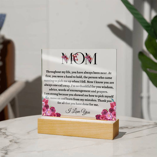 Mom Acrylic Plaque