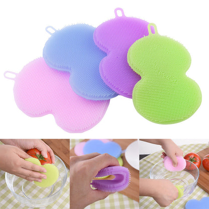 Heat Resistant Silicone Dish Sponge (set of 4)